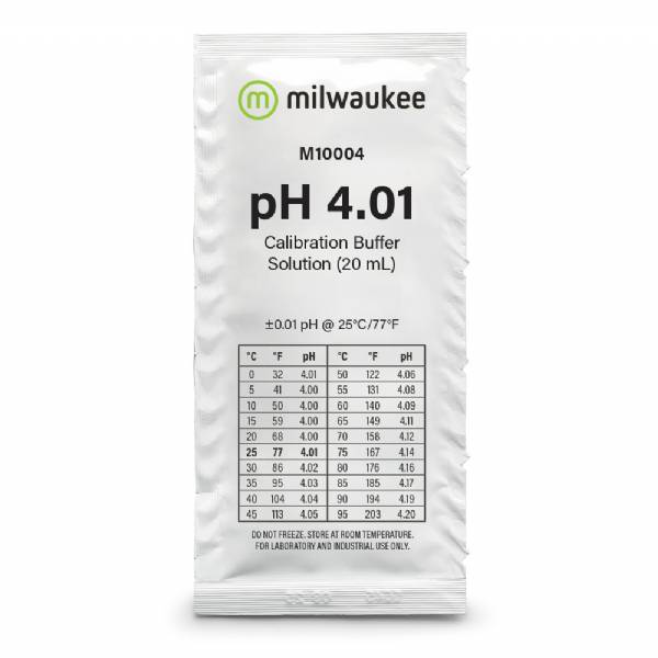 Scatola soluzione calibrazione pH 4.01 - 25x20ml