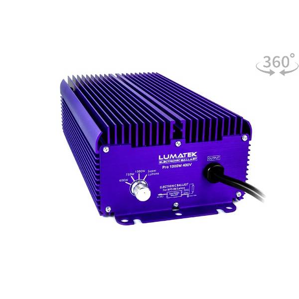 Alimentatore Elettronico Lumatek 1000w Dimmerabile
