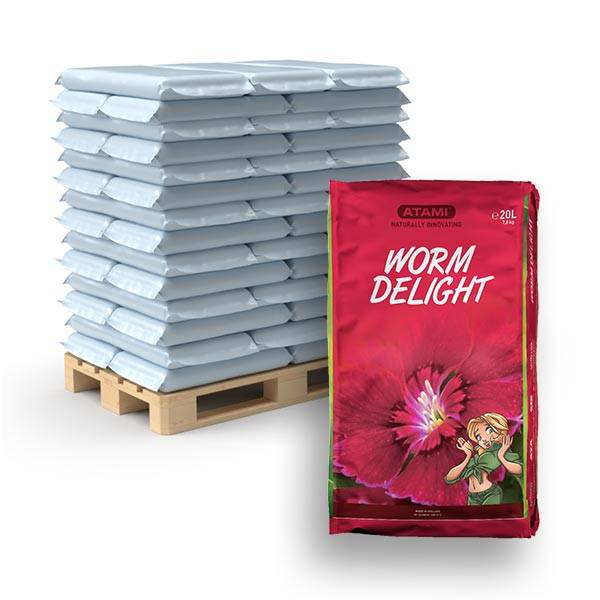 Bancale Humus di Lombrico - Atami Worm Humus 20L (100 Sacchi)