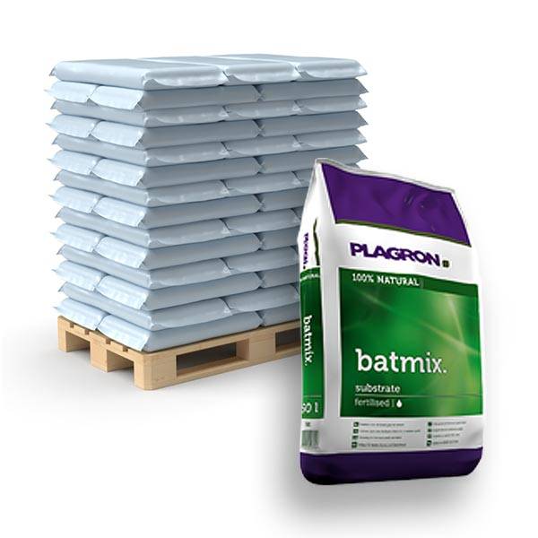 Bancale Plagron Batmix 50L (55 Sacchi) - Terra Con Guano Pipistrello