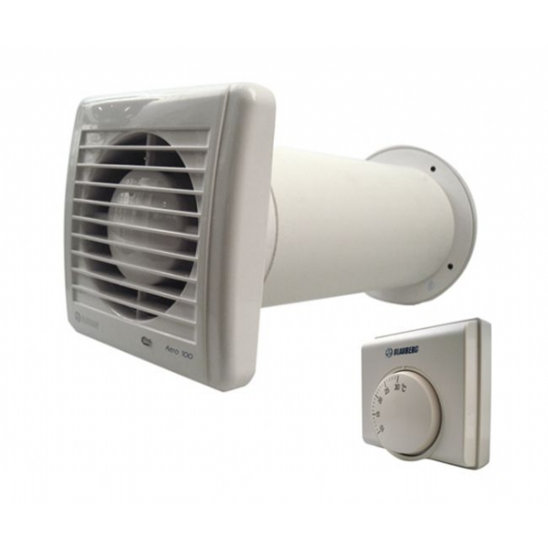 Kit Aspirazione Bagno - Kit Blauberg Aero Still 100 84m3/h