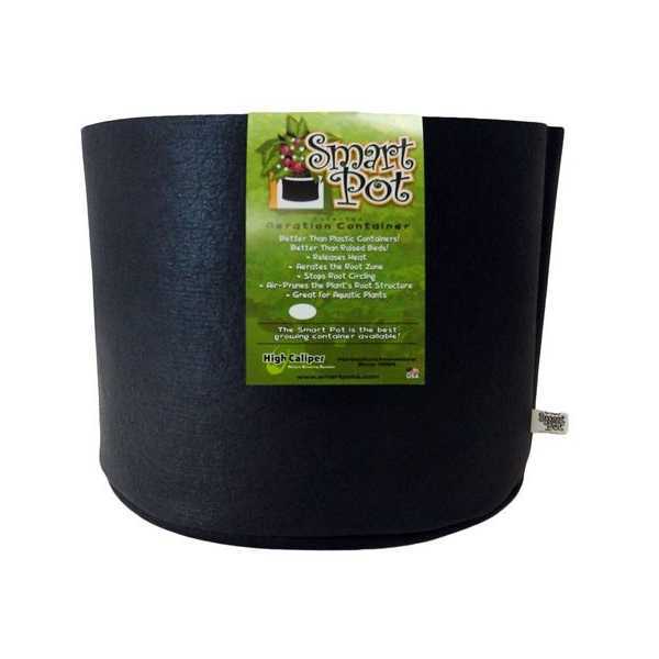 Vaso Smart Pot 19,3L in tessuto nero