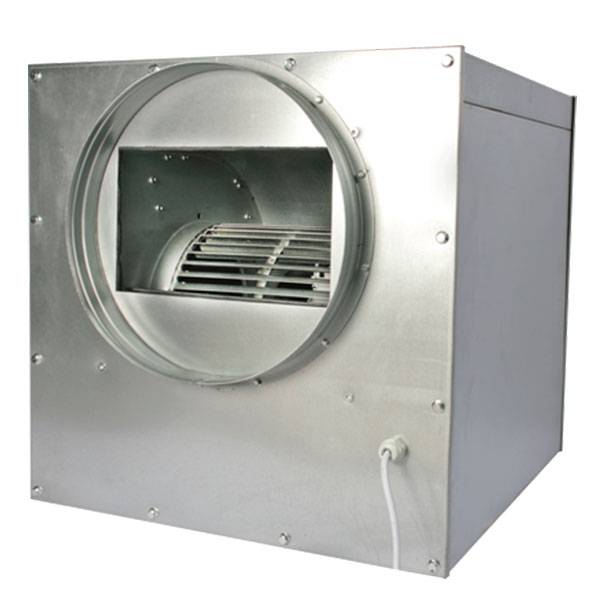 Aspiratore Cassonato in Acciaio SUPERSILENZIATO 55x55cm 2x250mm/1x315mm - 4250 m3/h