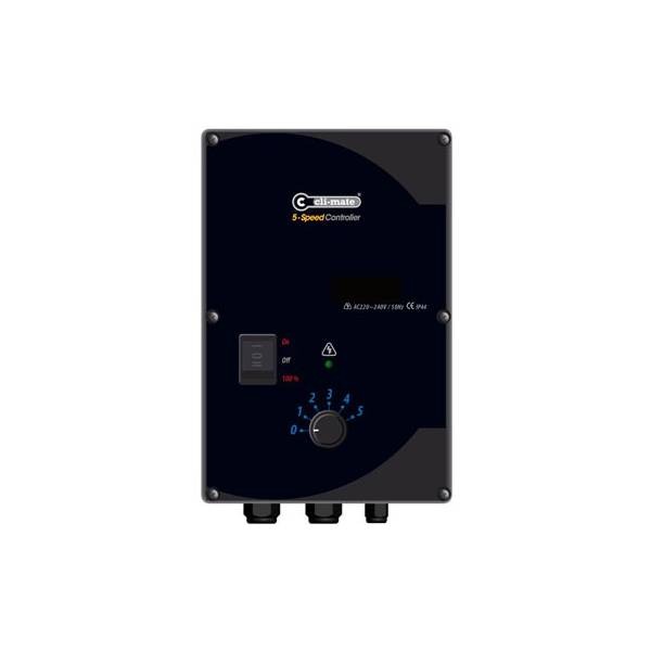 Cli-mate 5 Speed Controller per Ventilazione e Bombole Co2 13A