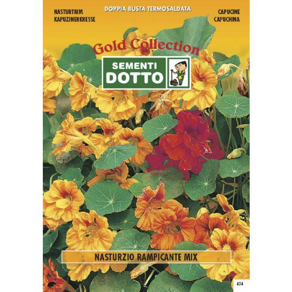 Semi di NASTURZIO Rampicante in mix - h cm 200