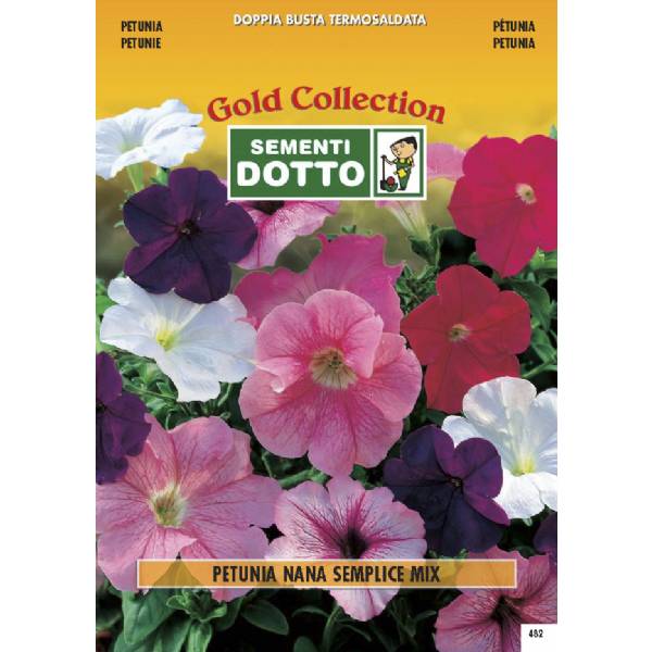 Semi di PETUNIA Nana semplice in mix - h cm 30