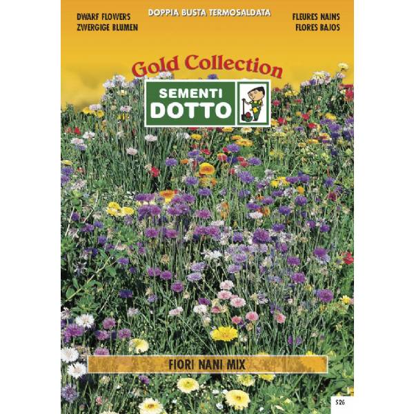 Semi di FIORI NANI in mix  - h cm 15/40