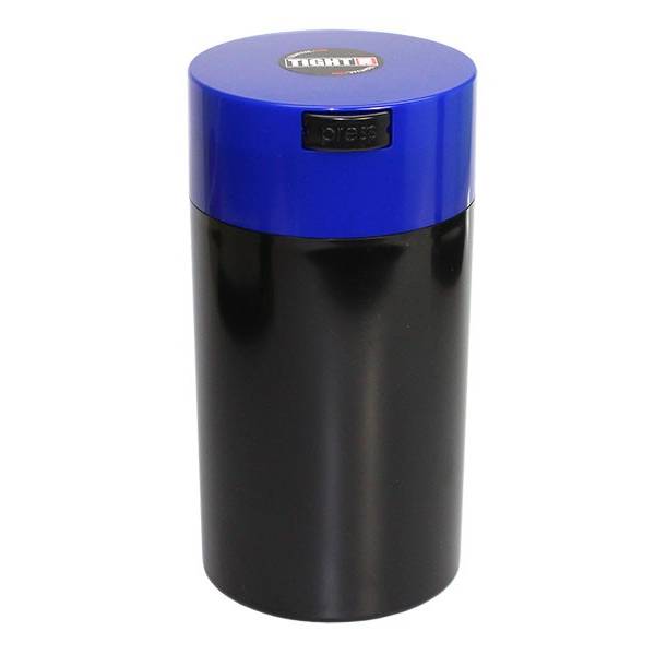 TightVac - Contenitore ermetico 1,3L - Nero/Tappo Blu Scuro