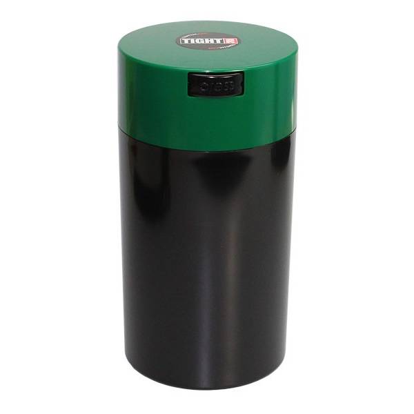 TightVac - Contenitore ermetico 1,3L - Nero/Tappo Verde Scuro