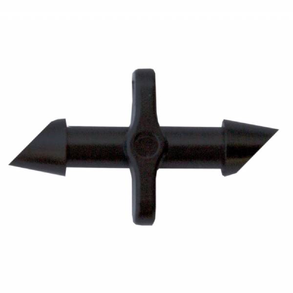 Connettore in linea per tubi irrigazione da 5mm