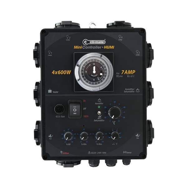 CLI-MATE Humi - Controller 4x600 + 7 amp