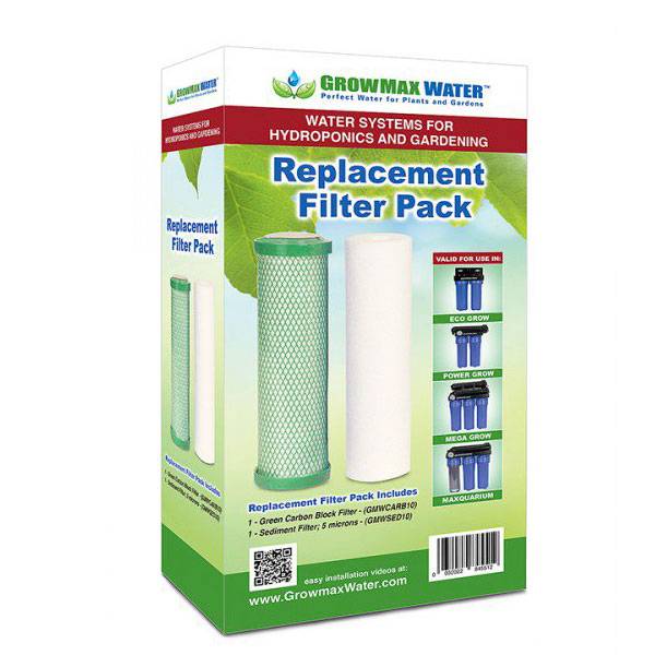 Kit Filtri di Ricambio GrowMax Water