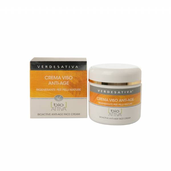 Crema Viso Bio Attiva Anti Age Verdesativa