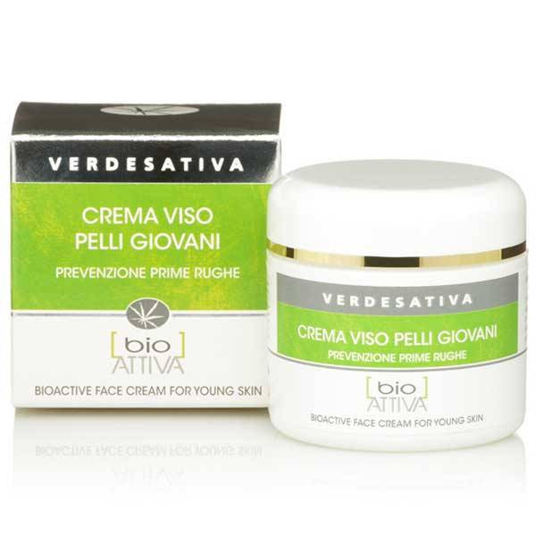 Crema viso Bioattiva PELLI GIOVANI ml 50 - Verdesativa