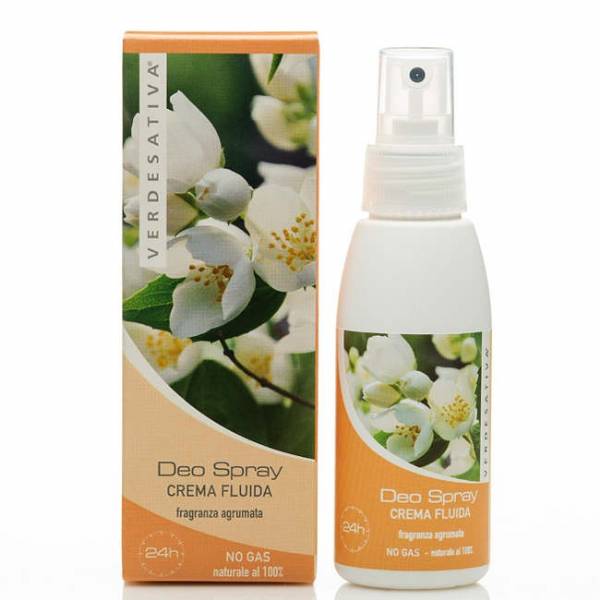 Deodorante Spray (no gas) - emulsione fluida agrumata 100ml - Verdesativa
