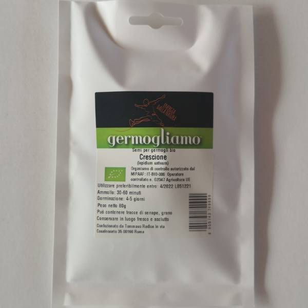 Germogliamo - semi per germogli Bio - Crescione