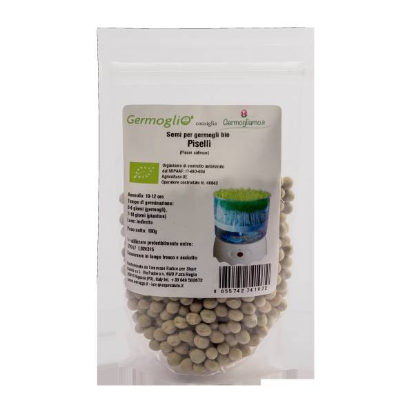 Germogliamo - semi per germogli Bio - Piselli