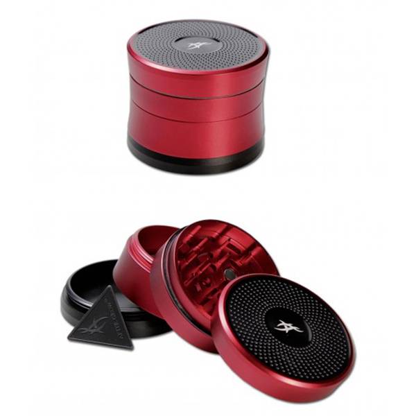 Grinder SOLINDER 4 parti Ø62mm Rosso