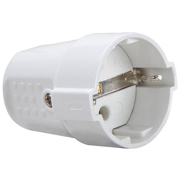 Presa Schuko 230V/16A - bianco