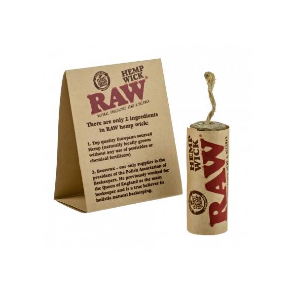 RAW Hemp Wick 6mt