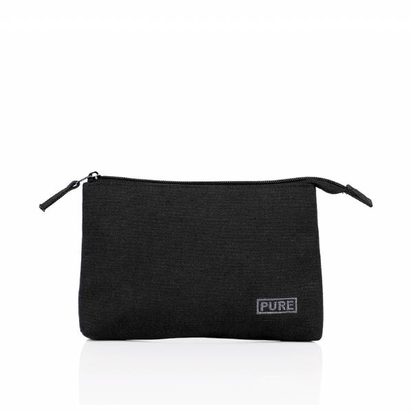Pochette per cosmetici Vegan 15x21,5x3cm Black - Pure