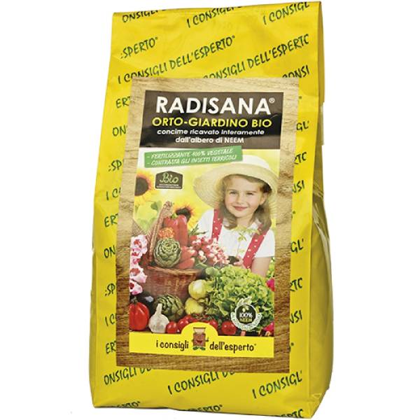 I Consigli dell'Esperto - Concime concentrato Radisana, contrasta gli insetti terrestri - mix in polvere 1,6 Kg