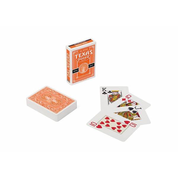 Carte Texas Poker Monkey Arancio - Dal Negro