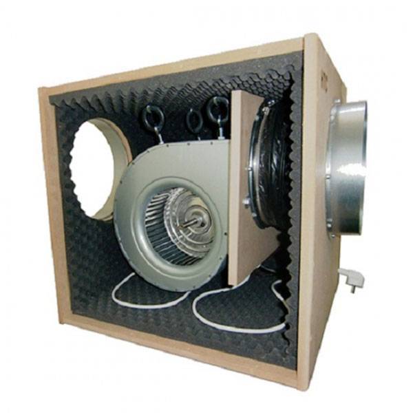 Aspiratore SOFTBOX MDF Super Insonorizzato 65x65x81 - 2x250/315mm - 7000 m3/h