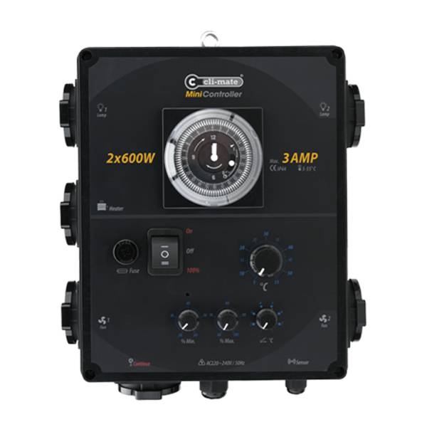 CLI-MATE - Mini Controller Umidità - 2x600W+3A