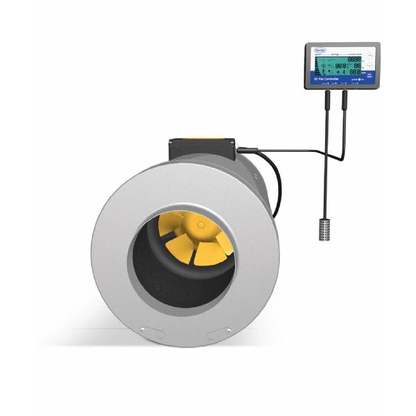 Estrattore elicoidale - CAN-FAN - Q-MAX EC silenziato 16cm/746m3/h