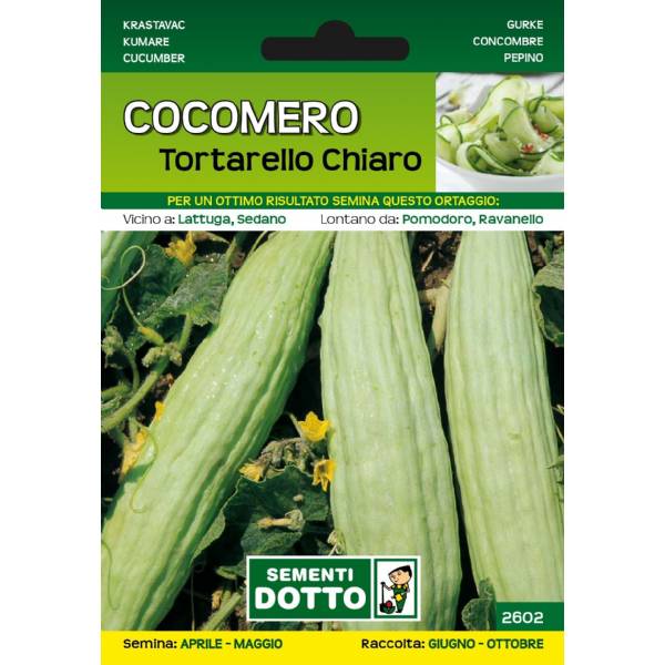 Sementi da Orto - Cetriolo Cocomero Tortarello chiaro - Sem. Dotto
