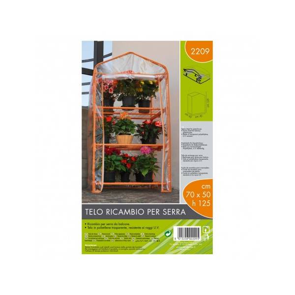 Telo di ricambio per Serra Azalea Color Arancio  - Verdemax