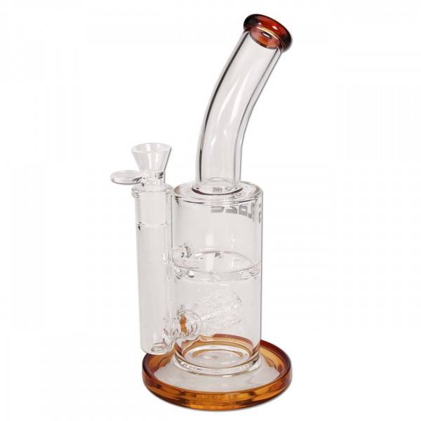 BLAZE GLASS Bong con Percolator Turbine 285mm - Ambra