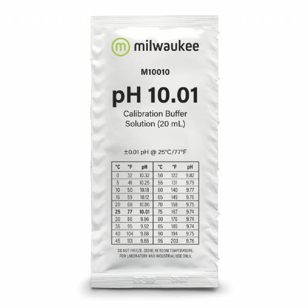 Milwaukee - Scatola Soluzione Calibrazione pH 10 - 25x20ml