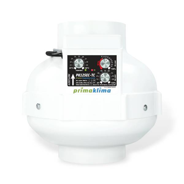 Estrattore elicoidale - Prima Klima EC - PK125EC-TC Ø125mm 680m3/h con termostato