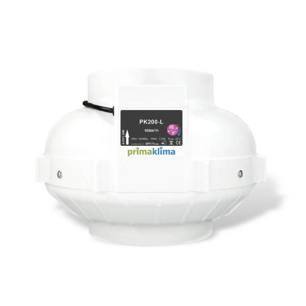 Estrattore elicoidale - Prima Klima AC - PK200-L (One Speed) Aspiratore Ø200mm 950m3/h