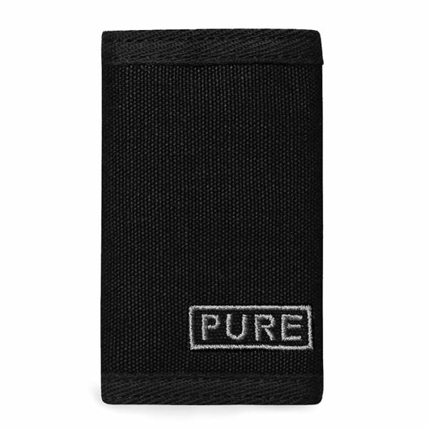 Portachiavi con Chiusura in velcro 6,5 x11 Nero - Pure