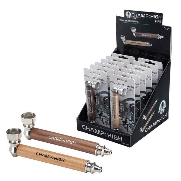 Champ High - Pipa di legno Brown - (12pezzi/display)
