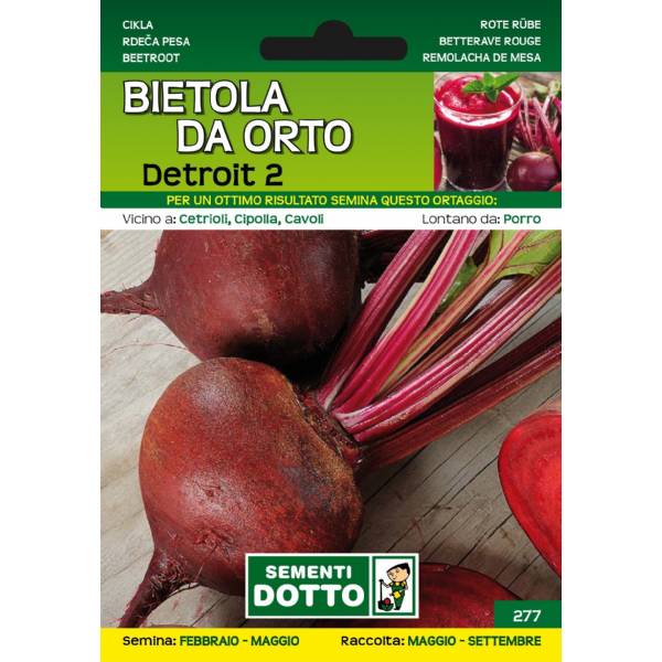 Sementi da Orto - Barbabietola Detroit 2 - Sem. Dotto