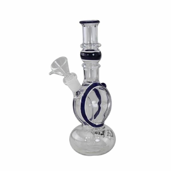 SCULPY Glass Bong - Black Leaf