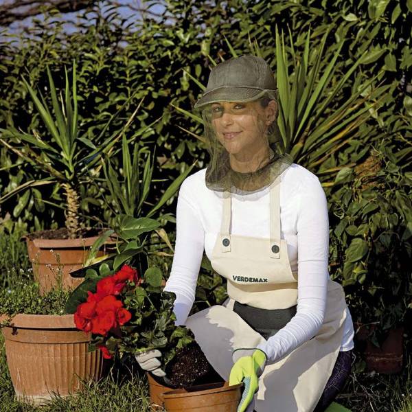 Verdemax - Cappello con Retina Ripara Insetti