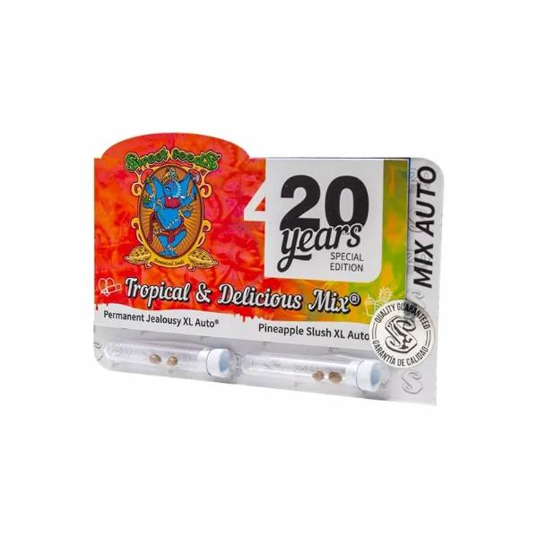 Sweet Seeds - Pack Mix speciale 20º anniversario Tropical & Delicious Mix - 2+2 auto