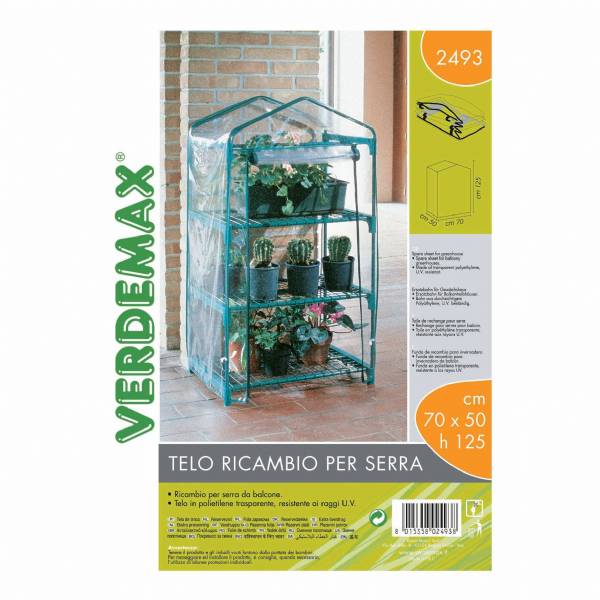 Telo di ricambio per Serra Azalea 3 ripiani - Verdemax