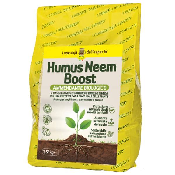 I Consigli dell'Esperto - Humus Neem Boost, ammendante biologico - 1,5kg
