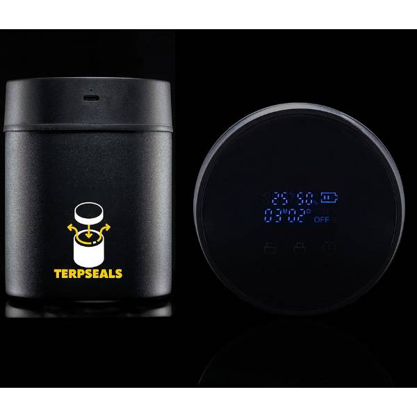 Terpseals - Inox Jar 500ml - Barattolo in acciaio inox con sistema sottovuoto