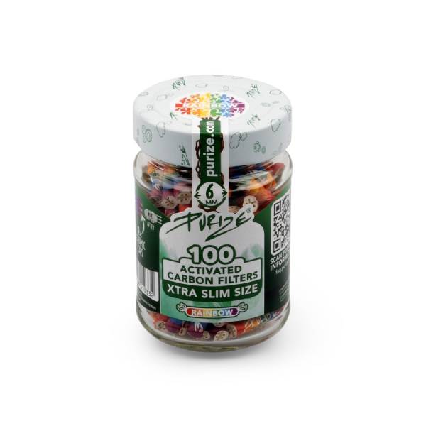 Purize 100 Xtra Slim - Barattolo - Rainbow