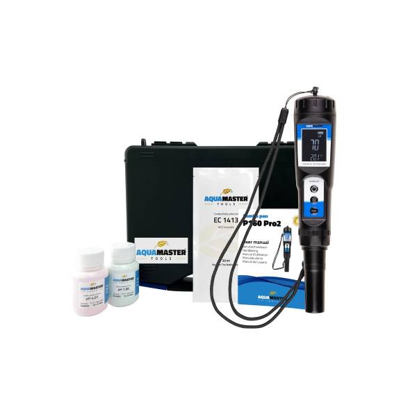 Aquamaster - P160 Pro2 - Misuratore di pH, EC, PPM, TDS & temp